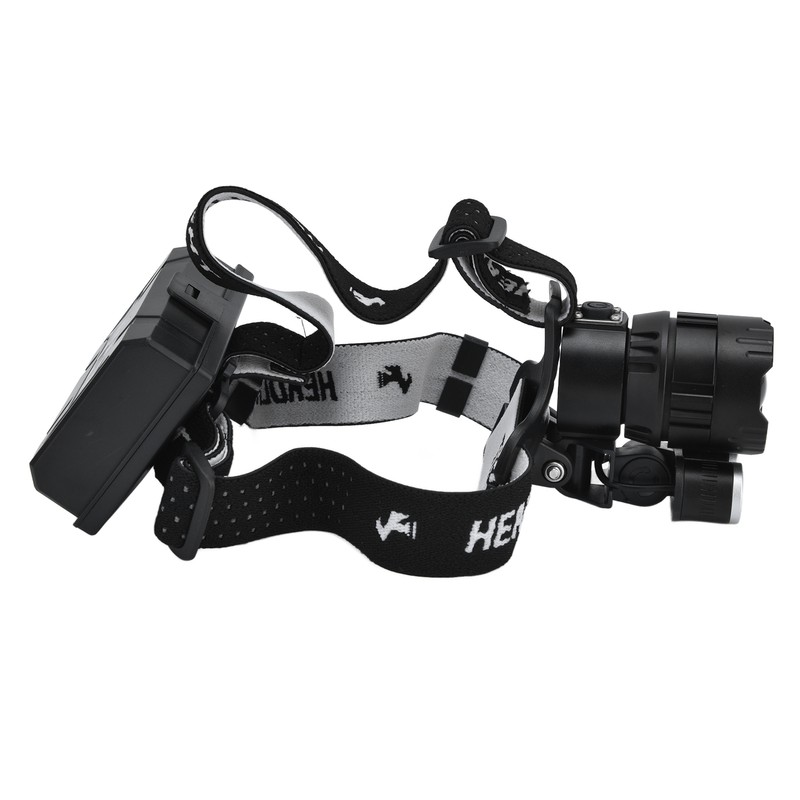 XHP160 Strong Headlight USB Charging Adjustable Waterproof Head Mounted Telescopic