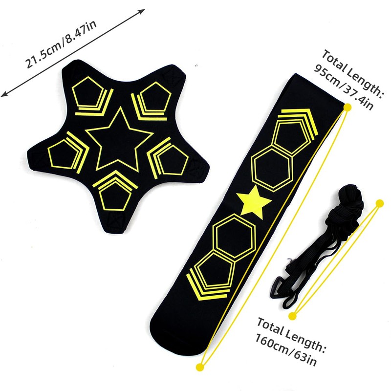 PolyMath Football Kick Trainer, Soccer Trainer Soccer/Volleyball/Rugby Training Aids Hands