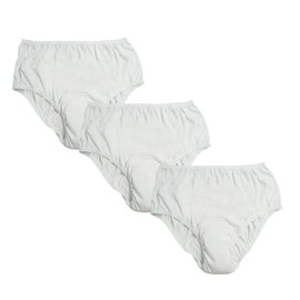 Pull On Style Adult Cloth Diaper for Women, Reusable Nappy Washable Elderly Incontinence Care Protection Nappies Underwear for Women, Repeatedly Washing Leak-Proof Safety Pants (27-39 inch Waist)