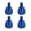 sourcing map 4Pcs M4x0.7mm Aluminum Thumb Screws, 12x18mm(ODxH) Computer Case