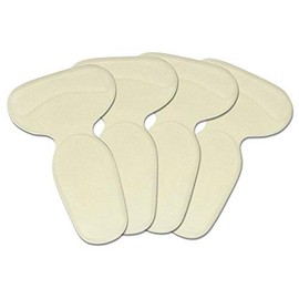Loveril Heel Supporter, Prevents Scrubbing, Double Sided Tape Gel Cushion, Set of 2 Pairs (Beige x Beige)