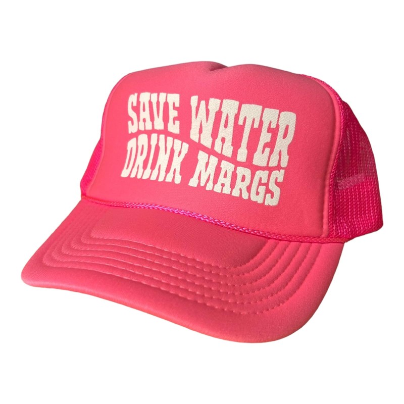 Save Water Drink Margs Trucker Hat for Men or Women,