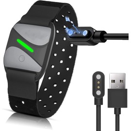 Blueshaweu Charging Cable Compatible with Coospo HW807 Heart Rate Monitor Wristband, Cable Charger Charging Station for Coospo Bracelet Heart Rate Monitor HW706/HW807/HW702 (Black)