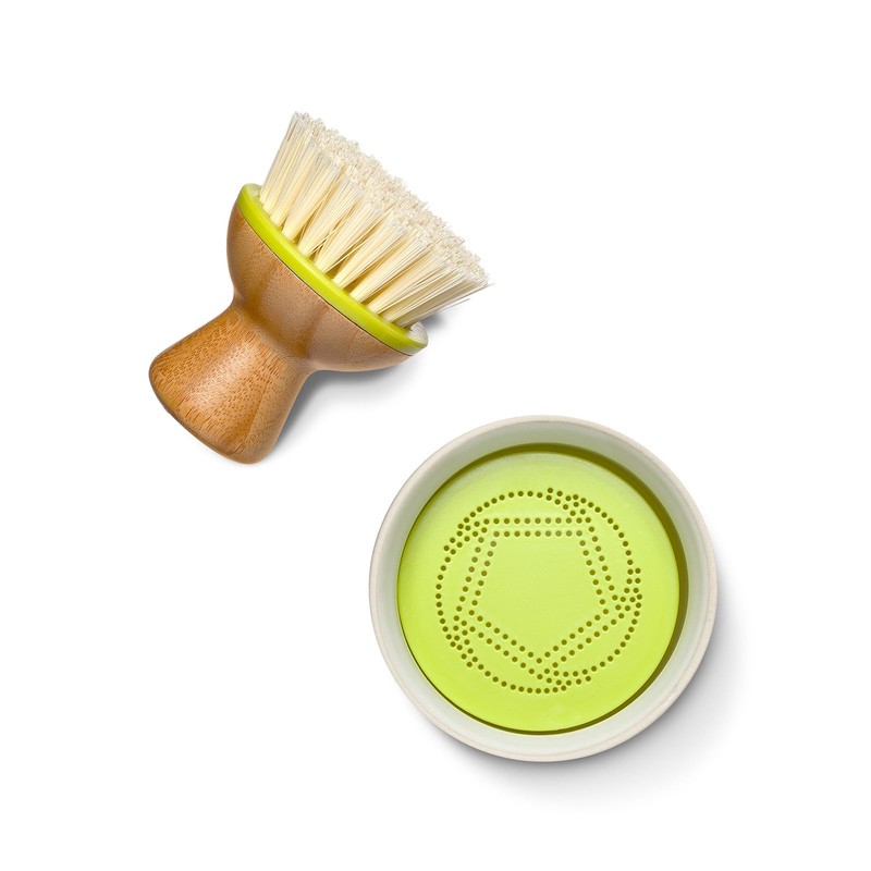 Full Circle Bubble Up - Bamboo Dish Brush – Ergonomic