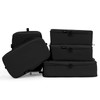 5 Set Compression Packing Cubes, Expandable Organizer Bags for Vacation,