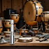 Silver Drum Key Keys Tuning Drums Metal Drill Bit Percussion