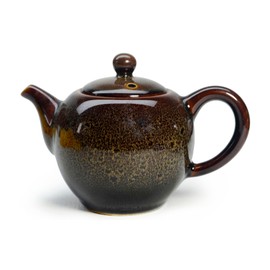 Porcelain Teapot 9oz Chinese Traditional Craft Colour Ceramic Glaze Tea Pot for Gongfu Tea Set