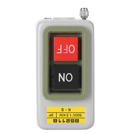 10A On/Off, Button Switch, 3 Phase Self-Locking Push Button Switch, AC 220V/380V