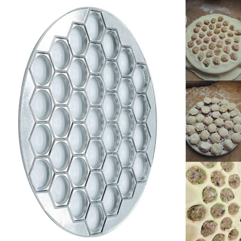 Ravioli Maker Dumpling Mould，37 Holes Kitchen Tool Ravioli Cutter DIY