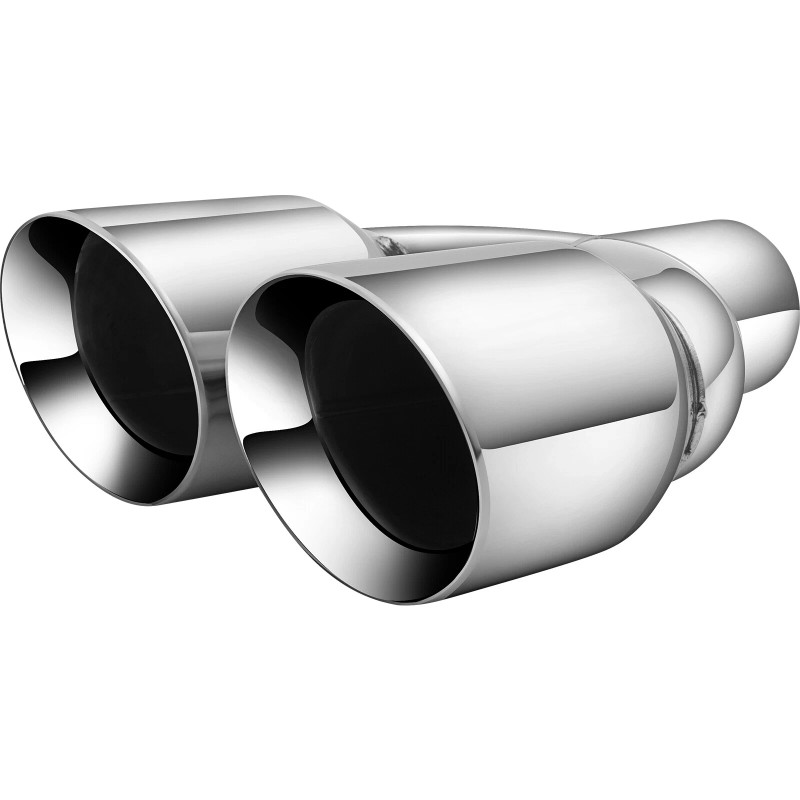 KEEPDSGN 2X Dual Exhaust Tip 2.5"Inlet For 2019-2025 Chevy SILVERADO
