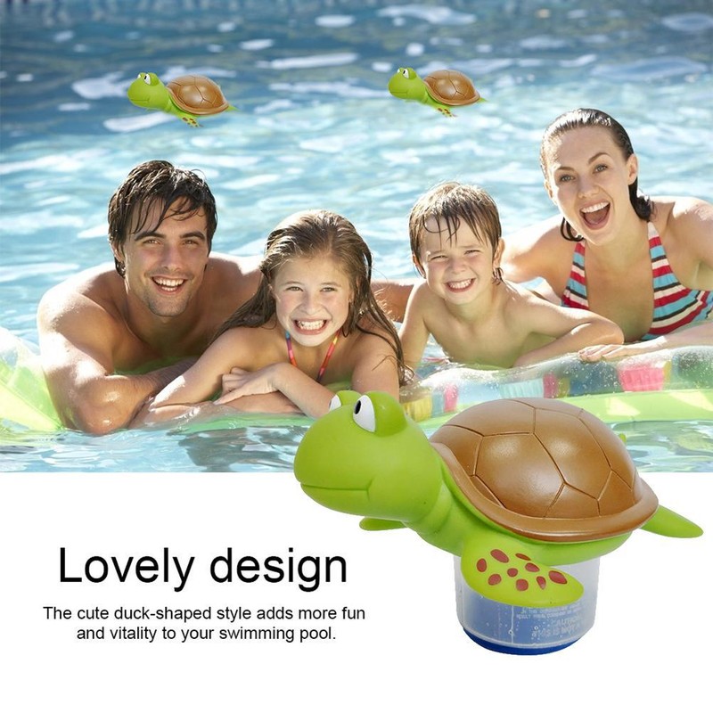 Chlorine Floater Large Capacity Pool Floating Dispenser Turtle Floating Pool