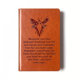 JOHSBYD Eagle Gift for Scouts Leather Notebook Court Of Honor Gift Boy Scout Gift Scouts Leader Gift Birthday Graduation Gifts for Son Daughter (whenever you find)