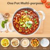 6 Quart Pot with Lid, BEZIA Tri-Ply Stainless Steel Stock