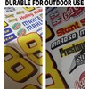 Clear Vinyl R/C Racing Sponsor Sticker Gang Sheet 24-1/24 –
