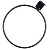 TAICHEUT 10 PCS 6 Inch Black Plant Pot Holders Rings,