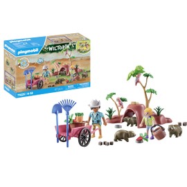 Playmobil 71625 Wiltopia: Wombat Shelter, Adventure in the Australian Outback, made from over 80% recycled and bio-based material, detailed play sets suitable for children ages 4+