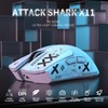 MAGIC-REFINER Attack Shark X11 59g Superlight Wireless Gaming Mouse with