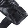 MARTIAL WORLD PG40-L-BK Wrist Belt Punching Gloves, Black, L