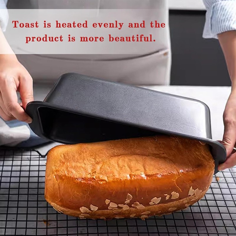JJYHEHOT 2PCS Small Loaf Pan for Baking Bread, 1lb Bread