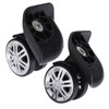 1 Pair A65 Wheels Mute Swivel Suitcase Luggage Samsonite Replacement