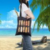 PWHAOO Baguette Lover Gift Baguette Design Tote Bag Baguette Eater