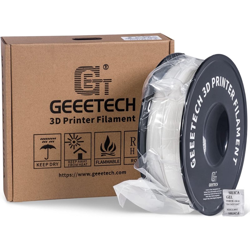 GEEETECH Glow in The Dark PLA Orange Filament, 1KG(2.2lbs) Spool,