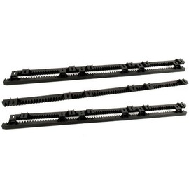 ALEKO 5NGRACK33 Nylon Gear Racks for Sliding Gate Opener Operator Set of 5 3.3 Foot Racks Total 16.5 Feet