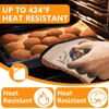 Rooster Oven Mitts and Pot Holders Sets 4Pcs,Extra Long Oven