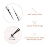 6PCS Nail Art Brushes Set for Gel Nail with Lid