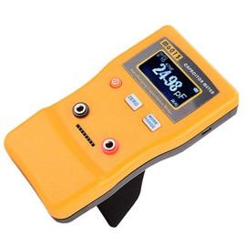 Tofficu High Precision Digital Capacitor Tester Portable Auto Ranging Measuring Device for Electronic Hobbyists and Professionals Easy Calibration with Display