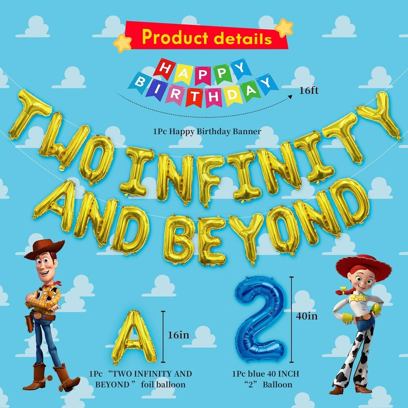 Two Infinity And Beyond Balloons