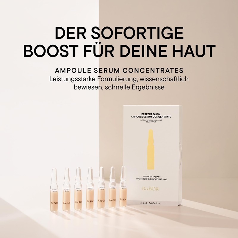 BABOR Perfect Glow Serum Ampoules for the Face, with Glow
