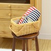 Wood Chip & ratanmikkusu Woven Inner Lining with Carry Cosmetic