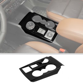 JWWY Gear Shift Shifter Shift Lever Transmission Gear Selector Gearstick Panel Trim Fit for 2021-2025+Ford Bronco Sport Interior Accessories Chrome BS
