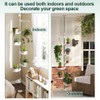 Hershii 7-Layer Tension Pole Plant Stand Indoor Decorative Display Rack