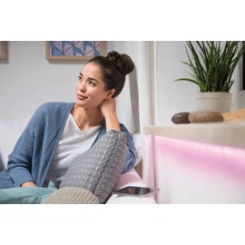 LEDVANCE Smart Indoor Lightstrip, Expandable LED Strip with ZigBee, 1.8 m, Warm White to Daylight (2000K-6500K), RGB Colour Changing (16 Million Colours), Compatible with Alexa, Smart+ Flex