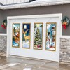 4 Packs Christmas Banners Porch Signs (A)