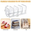 Kids Toddler Shoe Organizer Rack - Clear Acrylic Vertical Storage