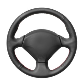 MEWANT Leather Steering Wheel Cover for Honda S2000 2000-2009 / Civic (SI) 2002-2005 / Insight 2000-2006/ Acura RSX 2002-2006 / S2000 Steering Wheel Cover