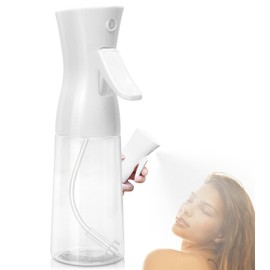 Fun Gift Spray Bottle For Hair,Continuous Water Mister for Hairstyling, Salons, Cleaning, Plants,Essential Oil Scents,Ultra Fine Mist Sprayer,6.8 OZ /200 ML-White(Christmas Gifts)
