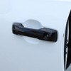 4pcs Gloss Black ABS Car Outer Side Door Handle Panel