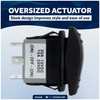 Five Oceans 3-Pin (On)-Off-(On) Momentary Rocker Switch, Waterproof, 12V, for