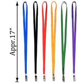 Bird Fiy Purple Lanyards 100 Pack 34" Premium Lanyard Bulldog Clips Bulk Nylon Flat Lanyard with Badge Clip (Purple, 100 Pack)