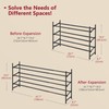 Tajsoon Expandable Shoe Rack for Closet 3 Tier, 28“-41“Adjustable &