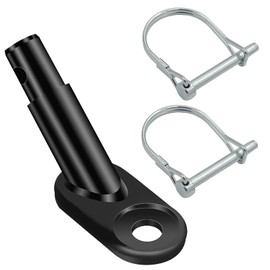 Bicycle Trailer Coupling, Towing Hitch for Bicycle Trailer with 2 Pieces Locking Pin, Bicycle Towing Hitch for Children, Pet, Cargo Traction Head, Bicycle Trailer, Children's Trailer
