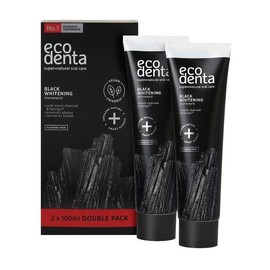 ECODENTA BLACK WHITENING TOOTHPASTE 2x100ml