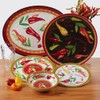 Certified International Red Hot Melamine Salad Plate, 9-inch Length
