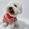 Cute Dog Clothes Striped Dog Polo Shirts Cute Sweater Puppy
