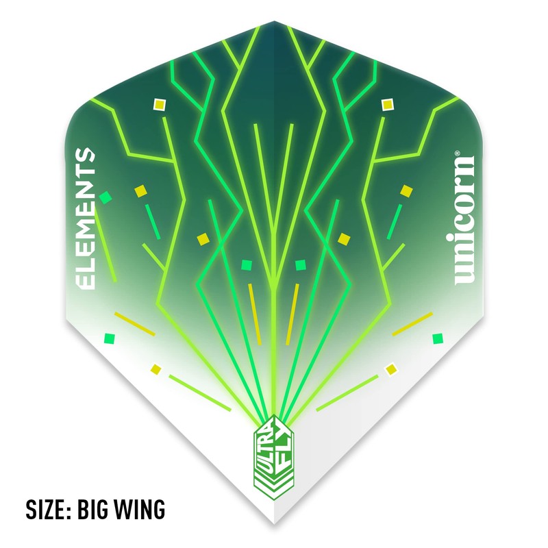 UNICORN UltraFly Dart Flights | Elements Thunderstorm Design | Big