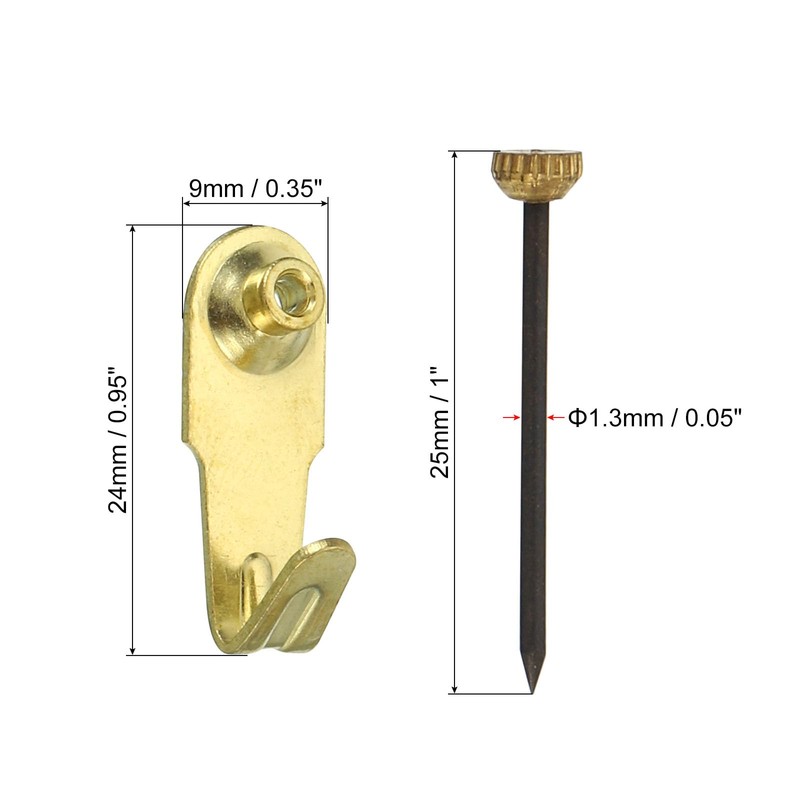 PATIKIL 20 Lbs Picture Hanging Hardware Set of 10 Photo